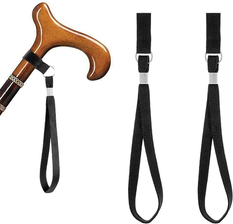 DreamAug 2-Pack Walking Stick Wrist Straps – Adjustable Cane and Crutch Strap Leash for Seniors, Rehab, and Mobility Aid Use – Universal Fit for Canes, Crutches, Walkers - Image 1